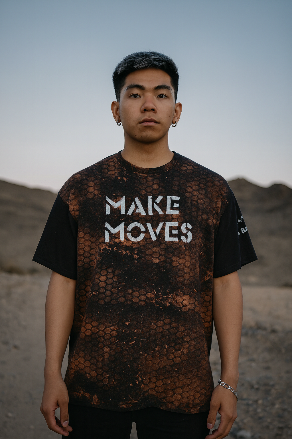 Burnt Honeycomb Tee