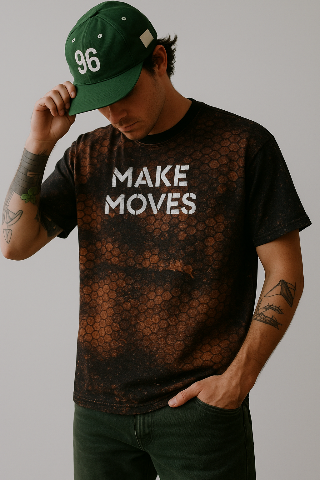 Burnt Honeycomb Tee