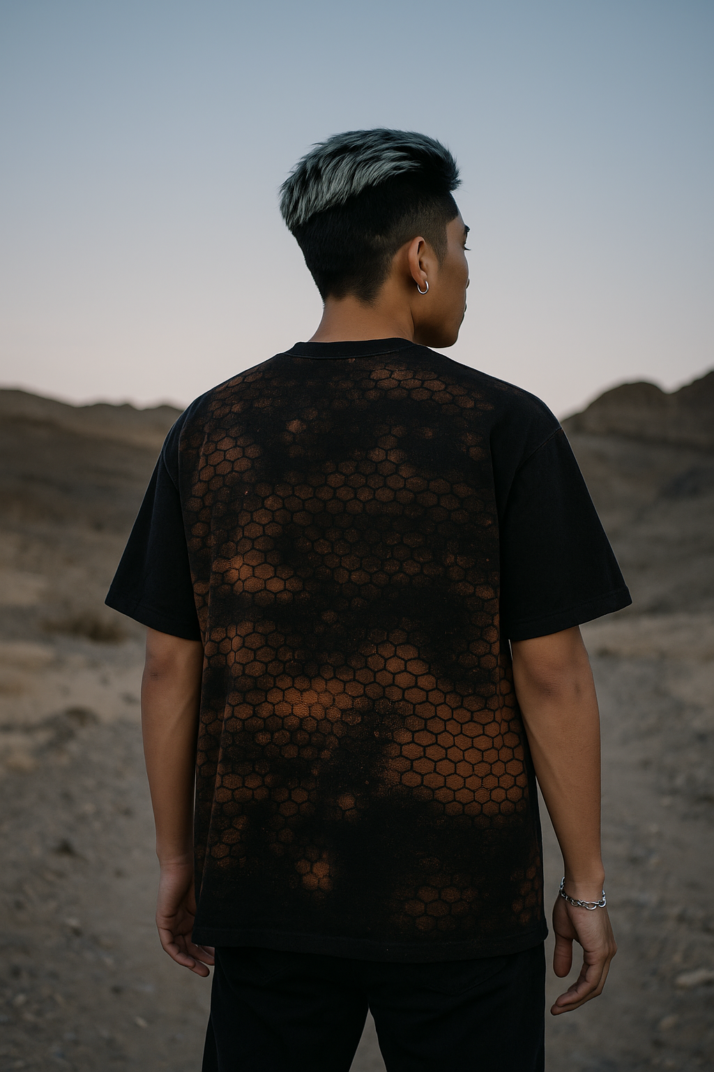 Burnt Honeycomb Tee